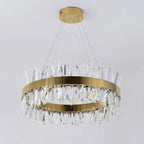 Luxury LED Crystal Chandelier for Living Room & Restaurant Décor