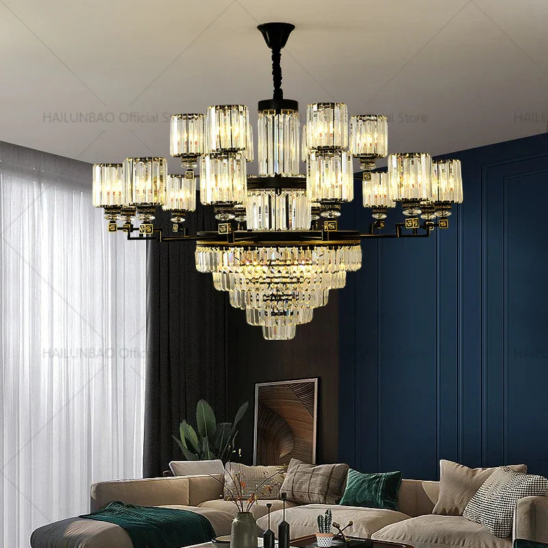 Modern Crystal Chandelier Light for Luxurious Living Spaces