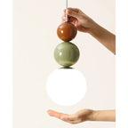 Cream Style Modern Minimalist Nordic Pendant Light for Master Bedroom