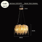 Tassel Luxury Chandelier: Postmodern Elegance for Living Room, Restaurant, Bedroom, Hotel