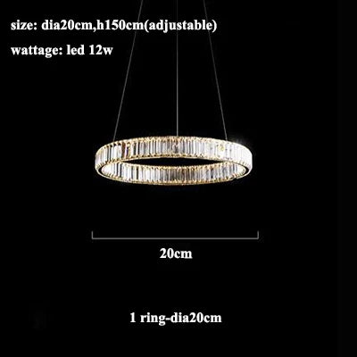 Luxury Crystal Chandeliers: Dimmable LED Steel Lighting for Villa Staircase & Foyer