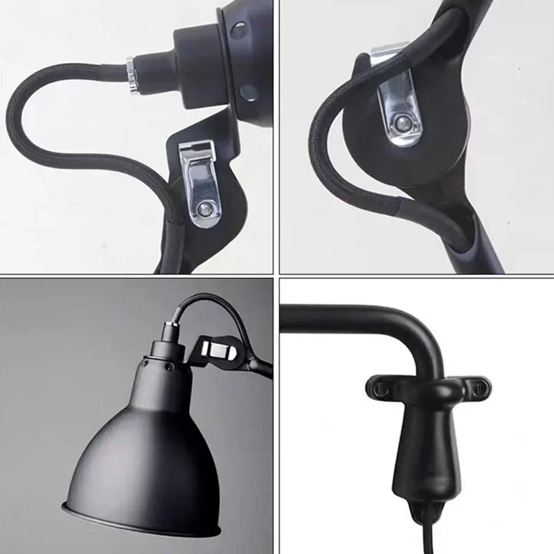 Rotatable Long Arm Wall Lamp for Kitchen Dining Office Bedside Lighting