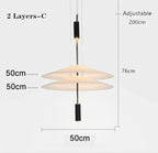 Modern UFO Pendant Lights Personality LED Saucer Hanging Lamp for Home Decor