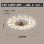 LED Indoor Ceiling Light: Modern Art Luster for Bedroom Hall Living Kids Room