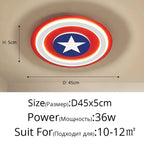 Kids LED Cartoon Ceiling Light | Boys Girls Bedroom Decor Lamps