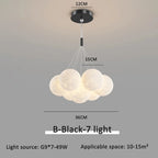 Bubble Ball LED Pendant Lights: Modern Chandelier for Living Dining Bedroom Office Decor