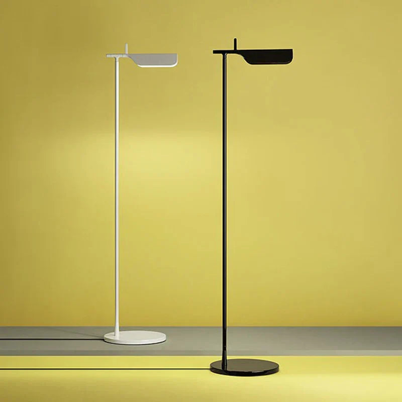 Postmodern Black Floor Lamp: Rustic Italian Design for Hotel & Home Décor