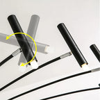 Black Sputnik Chandelier: Nordic Design, Adjustable Lighting for Home Décor