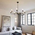 Modern Golden Candle Chandelier for Home Decoration Lighting