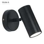 Adjustable Nordic LED Wall Lamp for Bedroom, Modern Minimalist Rotating Light