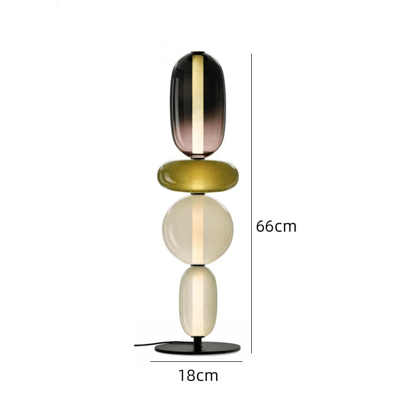 Stained Glass Floor Lamp | Luxury Minimalist Design | Perfect for Bedroom, Living Room