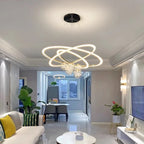 Circle Ring Pendant Light Chandelier Modern Living Room Bedroom Lamps Ceiling Luminaire