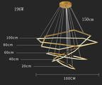 Modern LED Chandelier Ceiling Lamp Pendant Lights Indoor Decorative Lighting