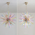Dandelion Chandelier Glass Hanging Lighting for Kids Room, Bedroom, Dining Room