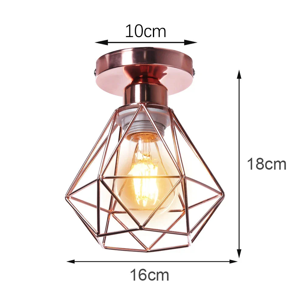 Vintage Industrial Ceiling Light Shade for Modern Kitchen Living Room Decor