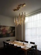 Modern Cylindrical LED Ceiling Chandelier for Home Decor Lighting