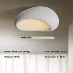 Wabi Sabi E27 Ceiling Chandelier for Home Art Deco Lighting