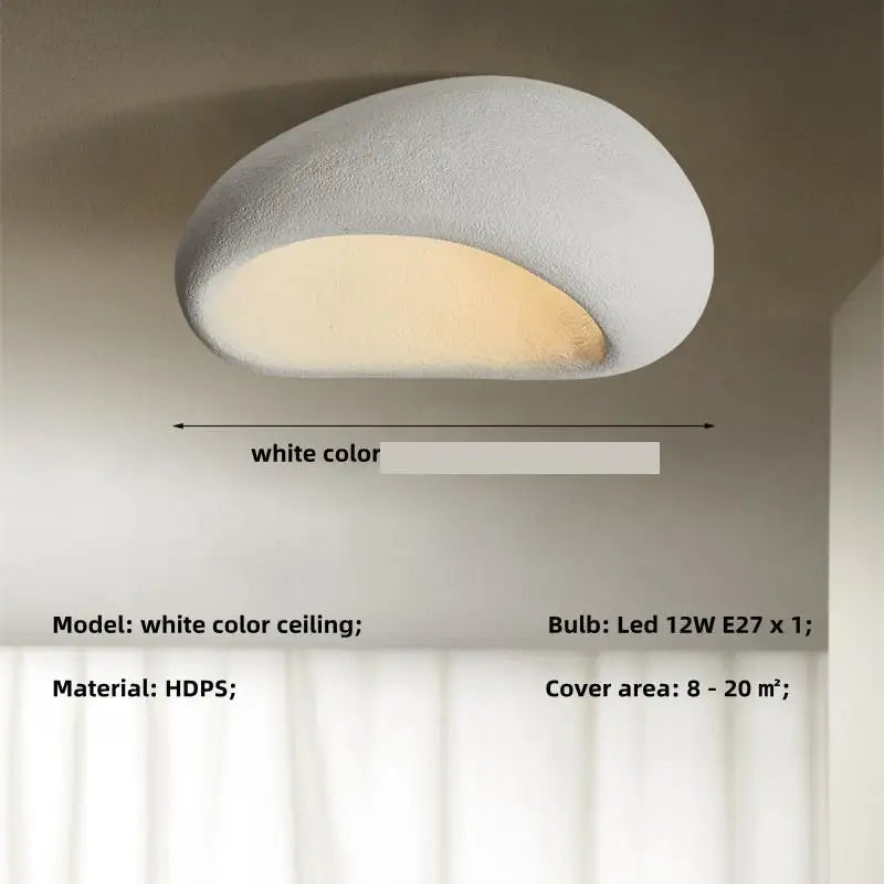 Wabi Sabi E27 Ceiling Chandelier for Home Art Deco Lighting