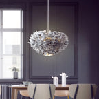 Nordic Feather Pendant Light LED Lamp for Living Room, Bedroom, Dining, Children's