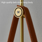 Copper Glass Wall Lamp: Nordic Light Luxury Leather Bedroom Decor