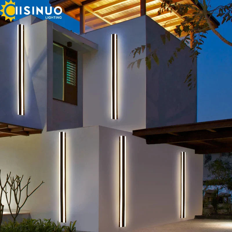 Solar LED Outdoor Wall Lamp for Garden Villa Courtyard Balcony Sconce Light