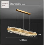 Modern Crystal Chandelier Pendant Lights LED Luxury Living Room Kitchen Island