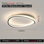 Modern LED Ceiling Lamp for Dining Room Living Study Lighting