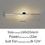 Nordic Acrylic LED Wall Light for Bedroom and Living Room Decor