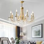 Crystal Chandelier: Luxury Hanging Lamp for Romantic Indoor Decor