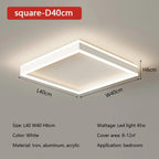 Modern Minimal LED Ceiling Light Acrylic Dimmable Round Lamp Fixtures