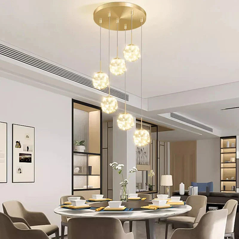 LED Pendant Chandeliers for Modern Home Decor and Indoor Lighting