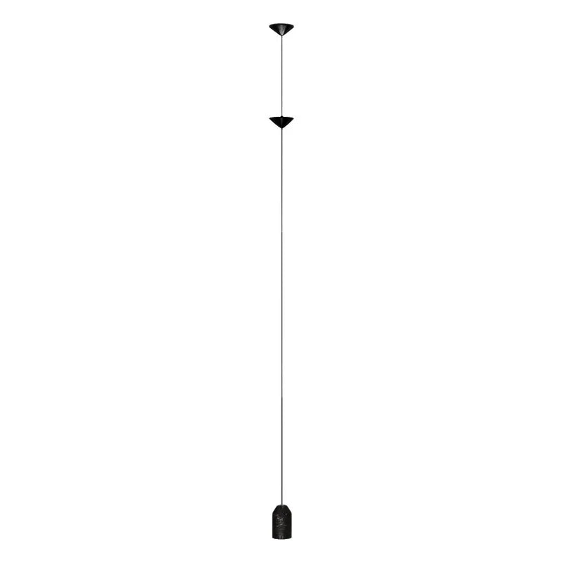 Cone Design Art Iron Hanging Cable Floor Lamp