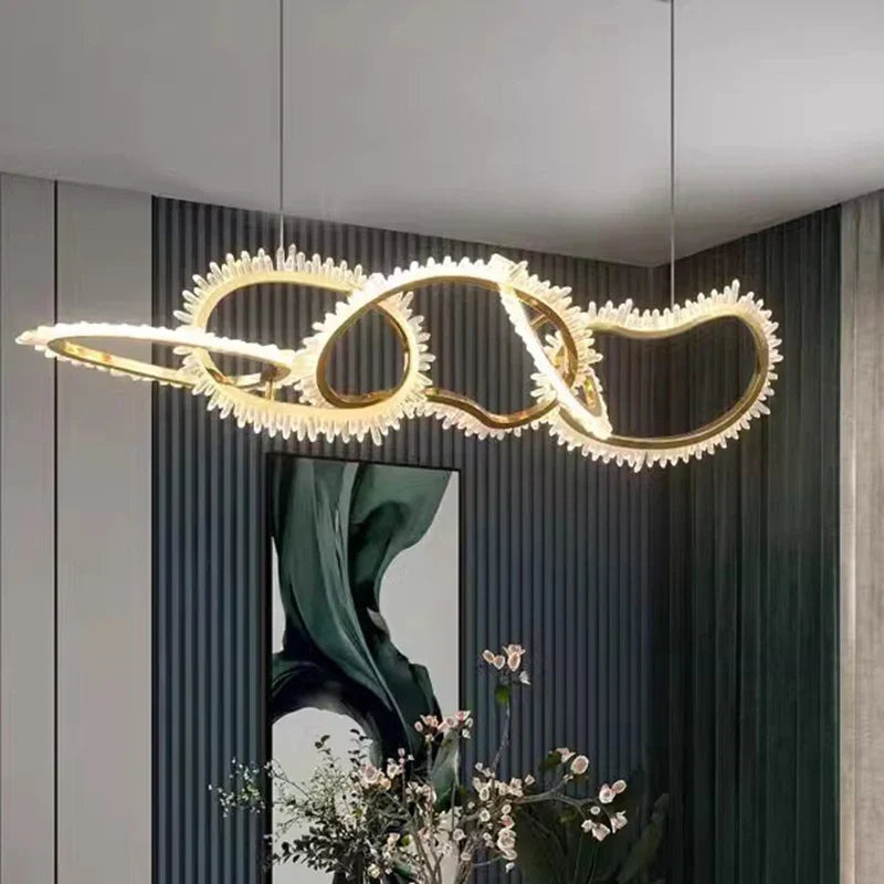 Modern LED Pendant Light Chandeliers for Living and Dining Room Lighting