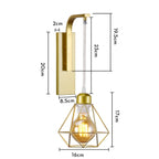 Modern Vintage LED Wall Lamp Bedside Light Fixture Sconce Indoor Lighting Fixture E27