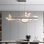 Butterfly Chandelier: Modern Minimalist Pendant Lamp for Dining Room, Study, Bar