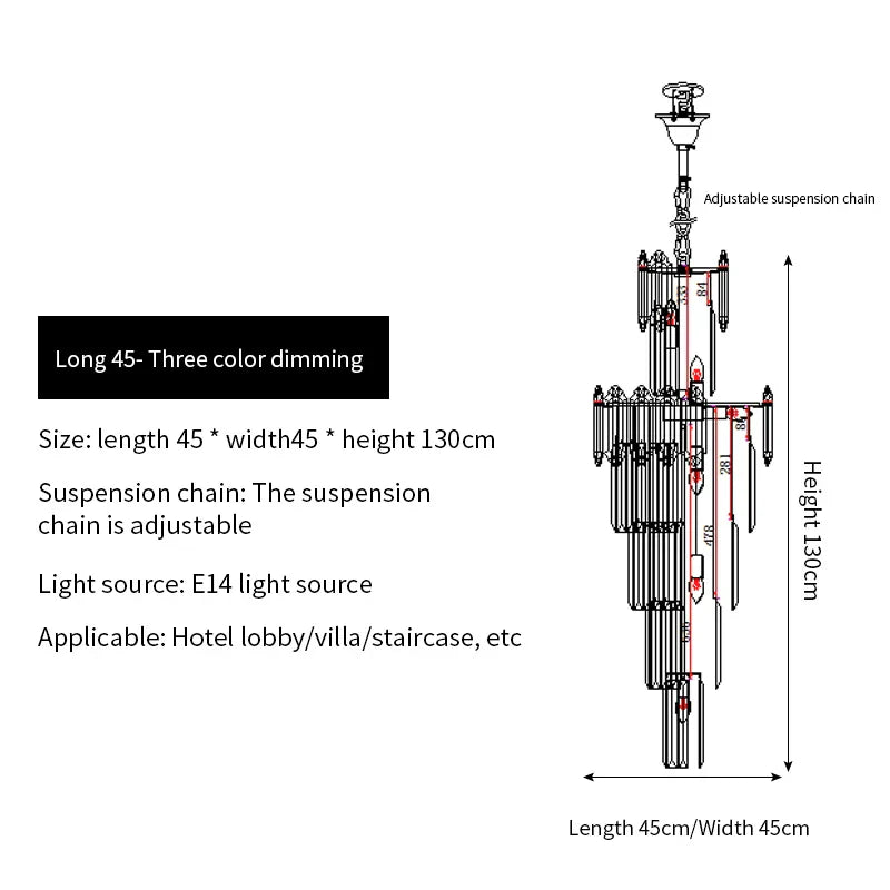 Crystal Chandelier: Elegant Light Fixture for Luxury Interiors
