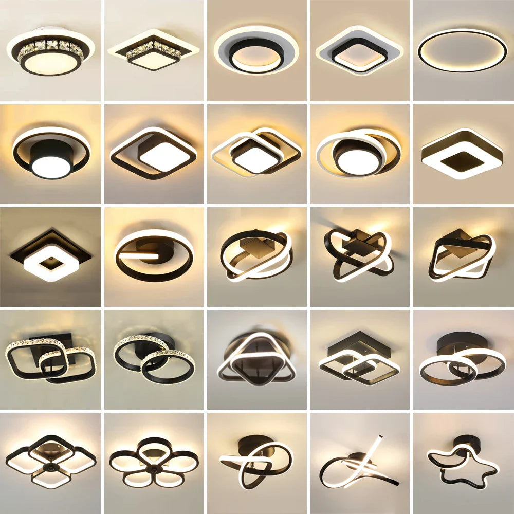 Nordic LED Ceiling Chandelier Acrylic Decor Modern Indoor Lighting