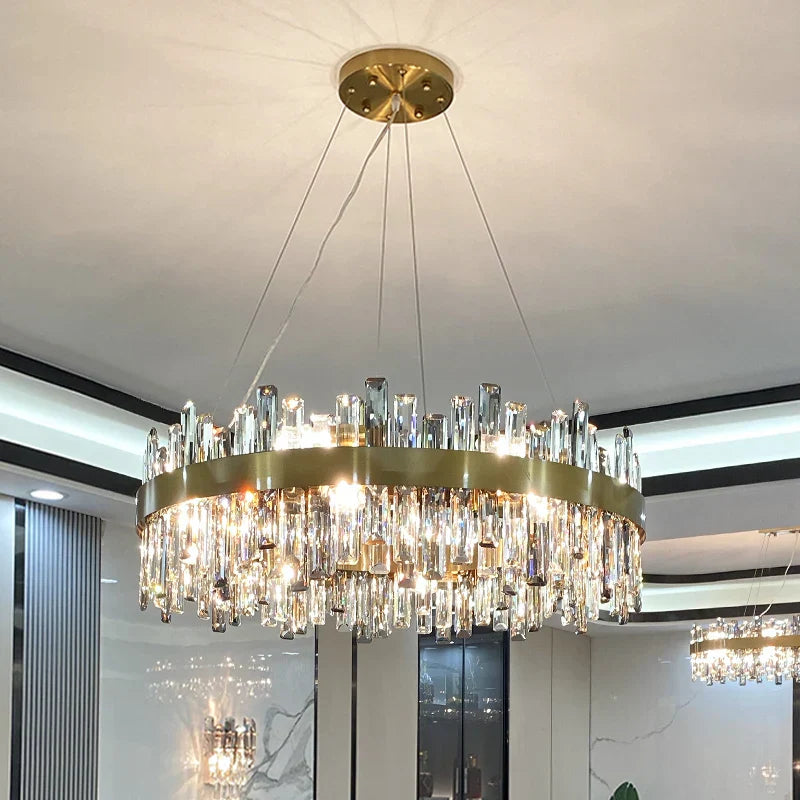 Crystal Chandelier: Modern Luxury, High-end, Creative Design for Living Room, Bedroom, Kitchen
