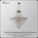 Crystal Duplex Chandelier: Modern & Elegant for Hotels, Villas, & Living Spaces