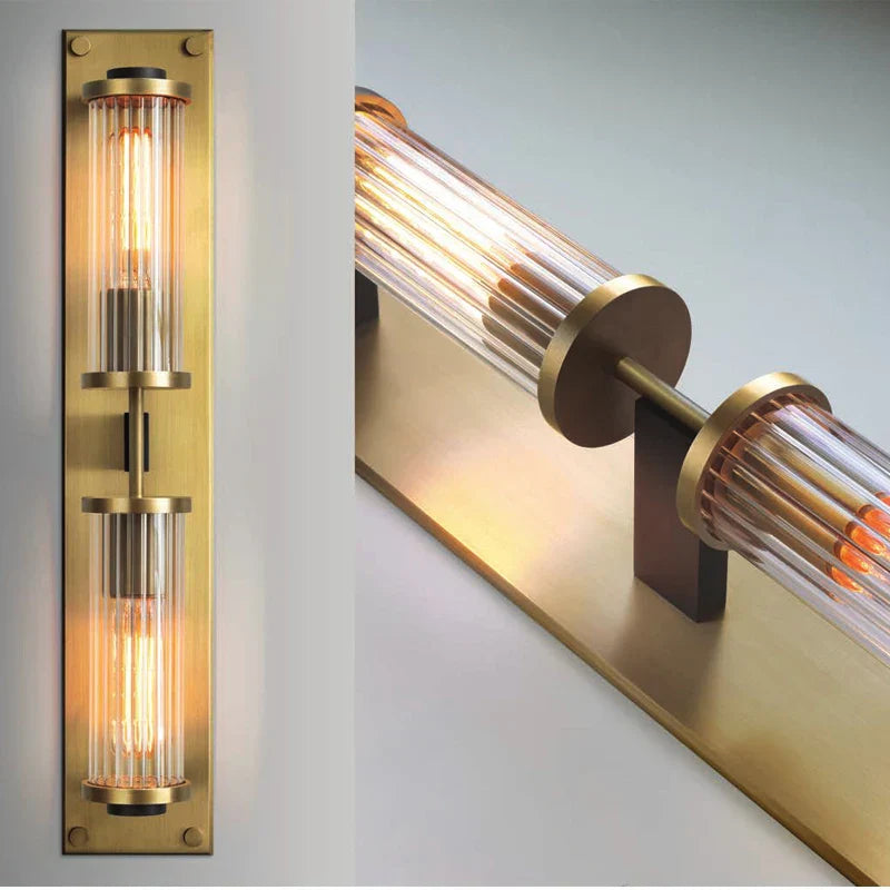 Copper LED Wall Lamp for Modern Living Room & Bedroom Lighting