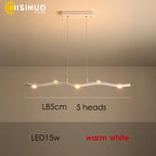 LED Wave Pendant Light for Office Dining Living Room Decor