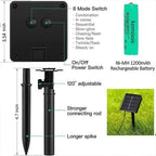 Solar Fairy String Lights for Outdoor Christmas Party Home Decor