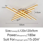 Modern Minimalist LED Ceiling Strip Lights for Living Room, Kitchen, Bedroom