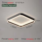 Square Ceiling Lamp | Modern Nordic LED Bedroom Master Light