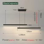 Nordic Line LED Pendant Chandelier for Dining Room & Bar