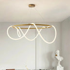 Nordic Modern Round Ceiling Chandelier LED Lustre Lighting