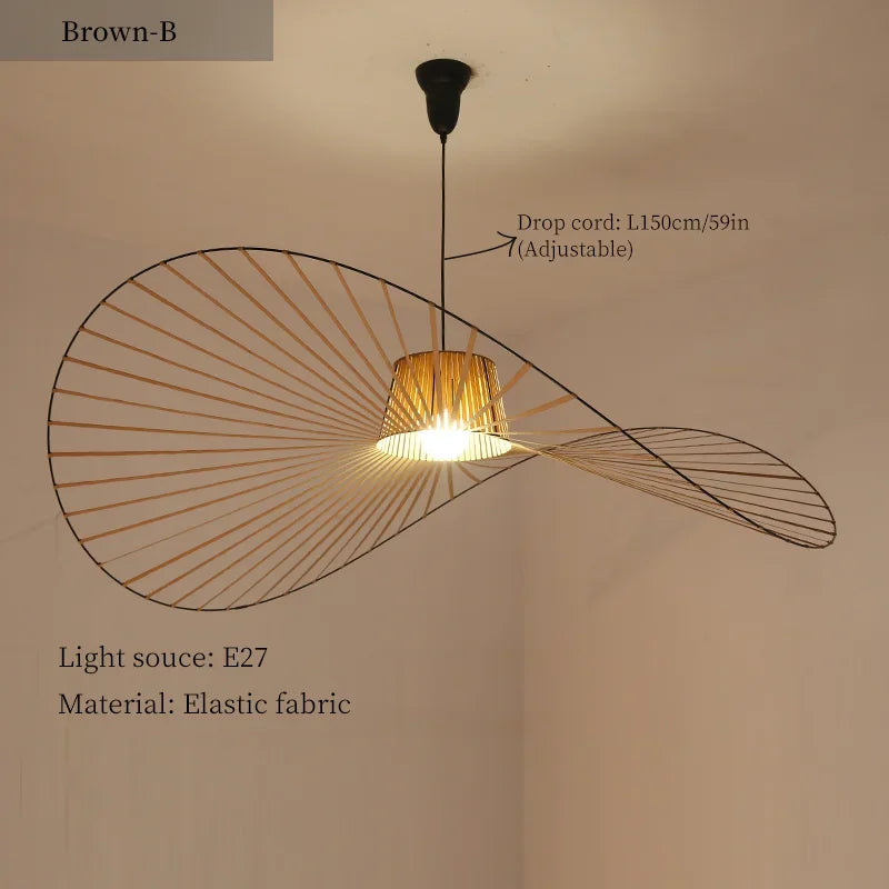 Nordic Minimalist Vintage Pendant Light Chandelier for Living Room Decor