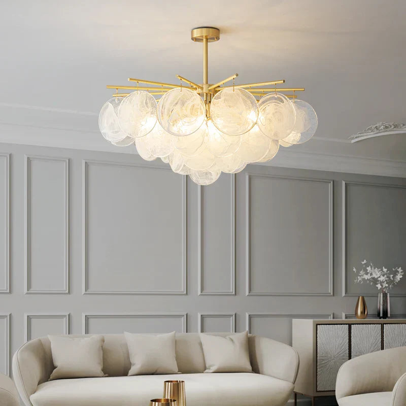 Modern Luxury Black Gold Chandelier for Living Room and Restaurant