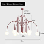 Glass Ball Chandelier: Modern Living Room Dining Kitchen Light Fixtures