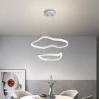 Modern Curve Ring LED Pendant Chandelier for Living Dining Bedroom
